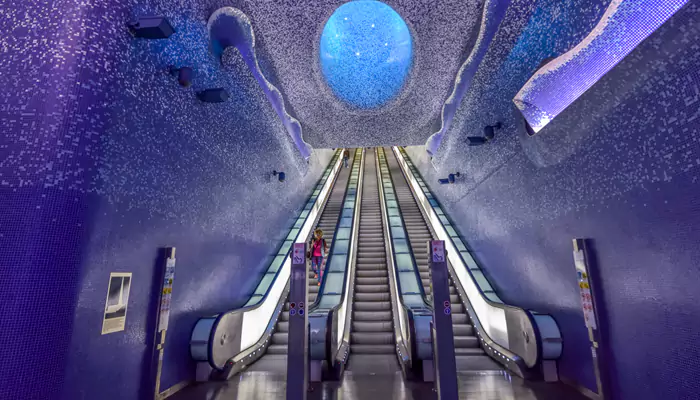 Most beautiful metro stations in the world