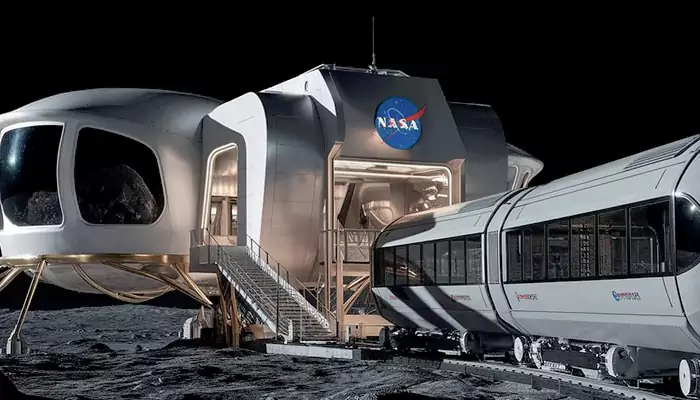 Moonbound Marvels: Dive into Sci-fi Lunar World as NASA Prepares for Building Railway Station